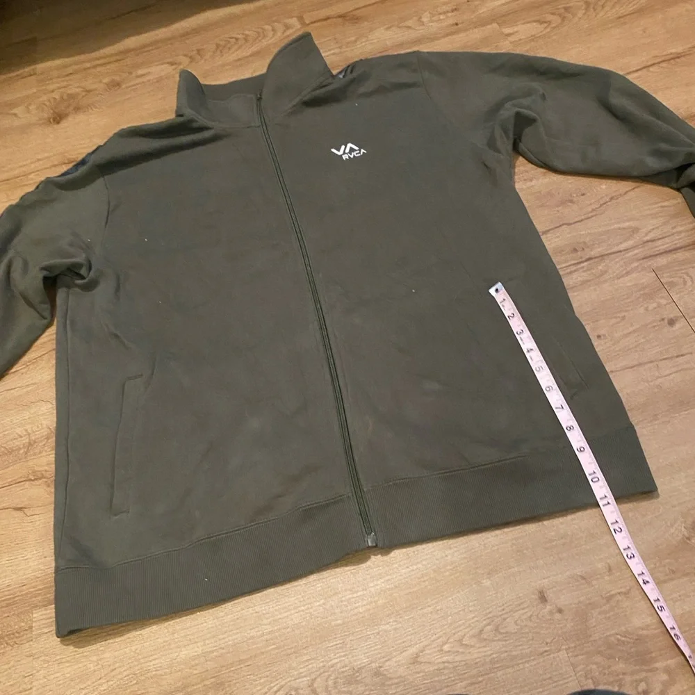 RVCA Olive Green Crew Neck Shirt